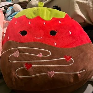 Scarlet the chocolate strawberry squishmallow